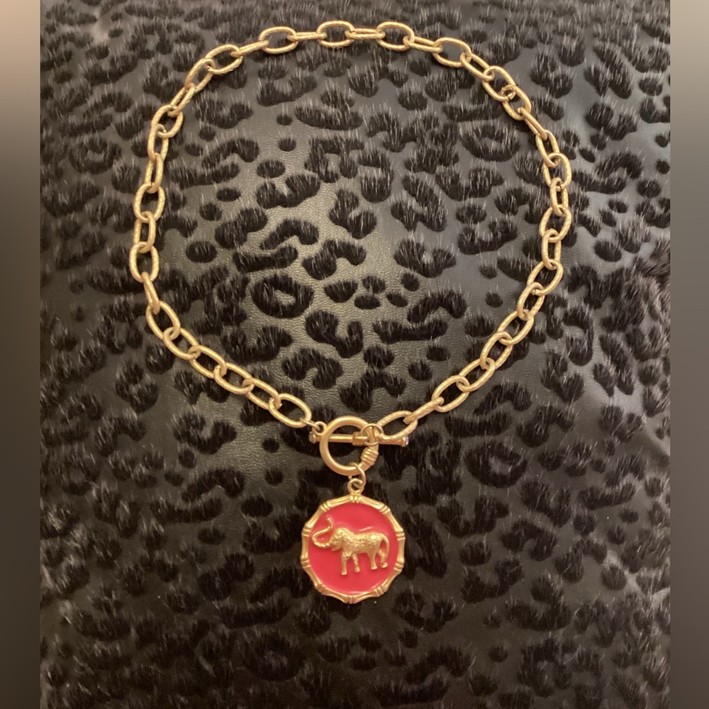 Vintage Fornash Elephant Necklace